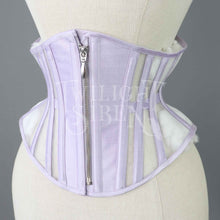 VOLUSPA ZIP FRONT SILK AND MESH RIDING CORSET (VEGAN FRIENDLY OPTIONS)