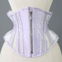 VOLUSPA ZIP FRONT SILK AND MESH RIDING CORSET (VEGAN FRIENDLY OPTIONS)