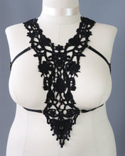 MIMI LACE BODY HARNESS BRALET - DISCONTINUED STYLE - SIZE ~ XXLARGE UK 24 -26 // US 20-22 (FITS RIBCAGE BETWEEN 42 -50")