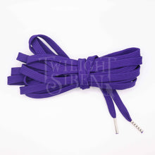 PURPLE POLYESTER CORSET LACING - TIPPED WITH METAL AGLETS