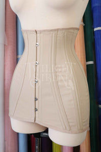 22 INCH WAIST  COUTIL CORSET GIRDLE (MOCK UP/ TOILE SAMPLE)