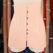 C1940S STYLE 24 INCH WAIST  COUTIL CORSET GIRDLE