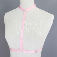 PINK SARAH CHOKER BODY HARNESS