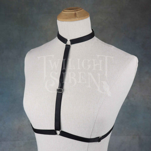 BLACK WIDE ELASTIC SARAH HARNESS