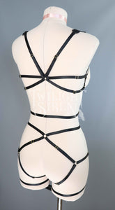 ARIA LACE BODY HARNESS PLAYSUIT