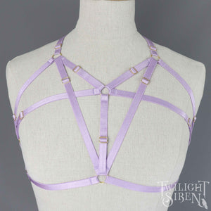 TALIA BODY HARNESS BRALET LILAC