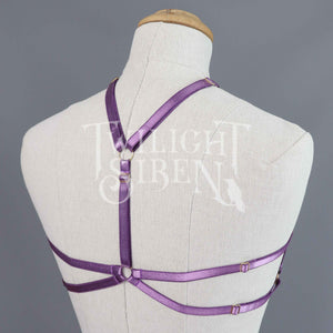 TALIA BODY HARNESS BRALET VIOLET PURPLE