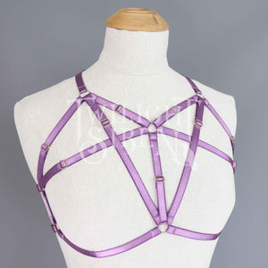 TALIA BODY HARNESS BRALET VIOLET PURPLE