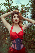 Voluspa silk and mesh undrrbust corset Twilight Siren 