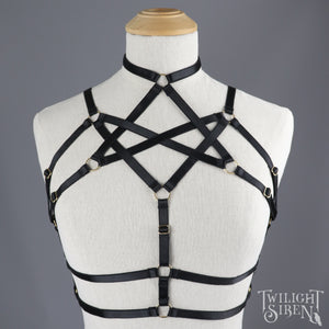 HEXAGRAM BODY HARNESS LONGLINE BRALET