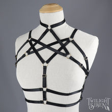 HEXAGRAM SET: BRALET AND THIGH LEG HARNESS TWILIGHT SIREN CORSETRY