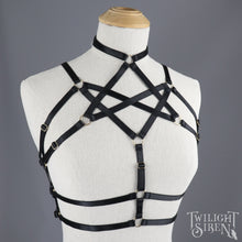 HEXAGRAM SET: BRALET AND THIGH LEG HARNESS TWILIGHT SIREN CORSETRY