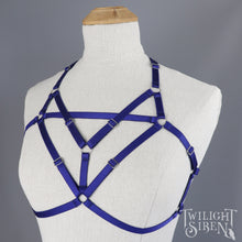 KISA BODY HARNESS BRALET SAPPHIRE BLUE *LAST ONE* - SIZE - SMALL // UK 6-10 // US 2-6