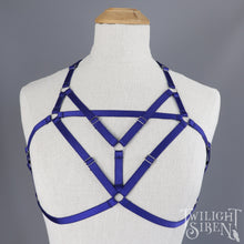 KISA BODY HARNESS BRALET SAPPHIRE BLUE *LAST ONE* - SIZE - SMALL // UK 6-10 // US 2-6