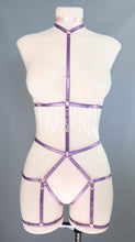 JADE BODY HARNESS OUVERT PLAYSUIT VIOLET PURPLE