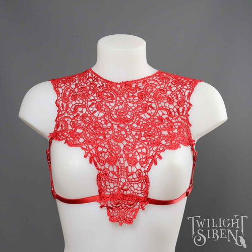 Pearl and Lace Body Harness by Soul Sergeants