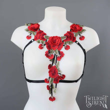 red rose lace body harness Twilight Siren