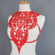 NOX RED LACE BODY HARNESS BRALET