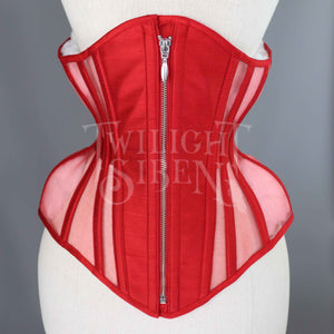 Red and purple corset with front zipper png download - 1596*1748