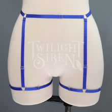ASTA LEG BODY HARNESS SUSPENDER ROYAL BLUE SIZE - SMALL / UK  4-10