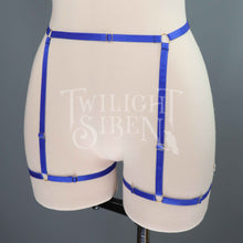 ASTA LEG BODY HARNESS SUSPENDER ROYAL BLUE SIZE - SMALL / UK  4-10